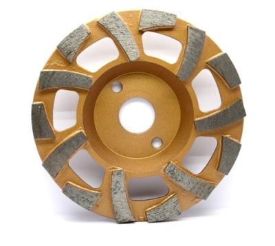 4.5 5 7 Size Metal Bonded Diamond Grinding Wheel For Concrete