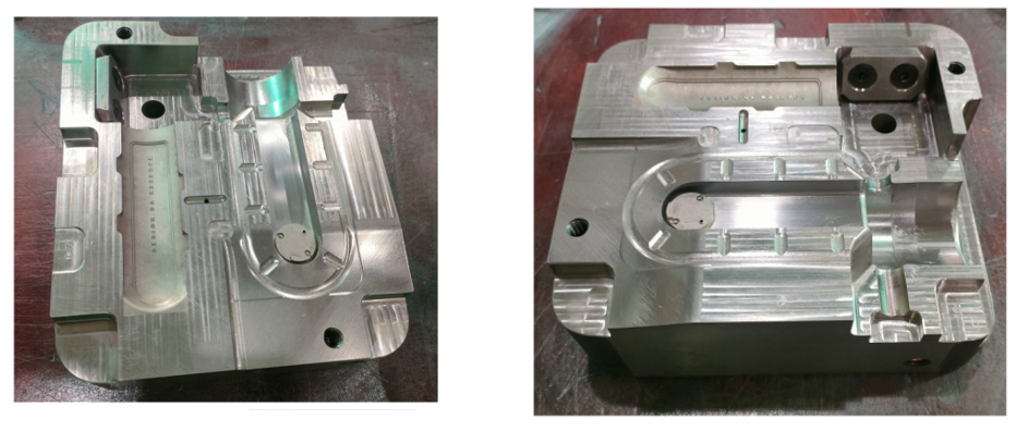 Cold Runner Plastic Injection 2 Cavity Mold With 500 Thousand Shots