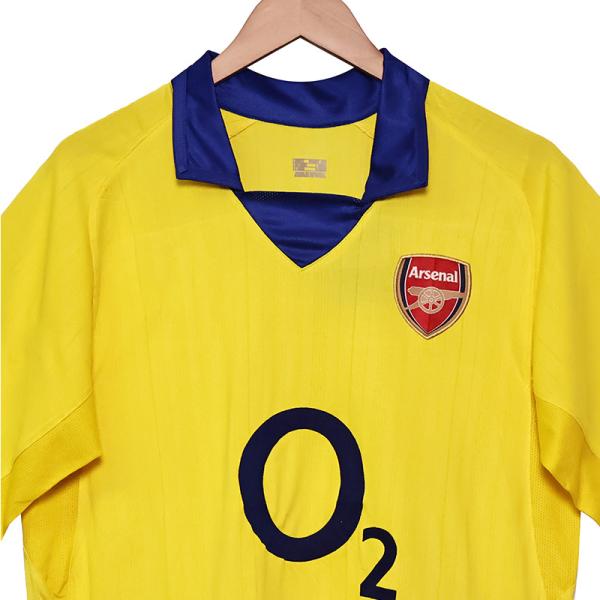 2003-2005 Arsenal Away Retro Football Jerseys Replica Classic Stretchable