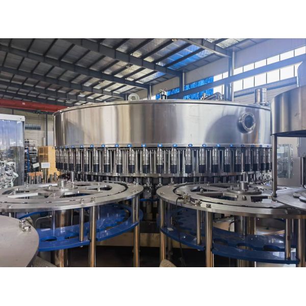 Полный завод по заправке стеклянных бутылок пива с технологией заправки электросоком