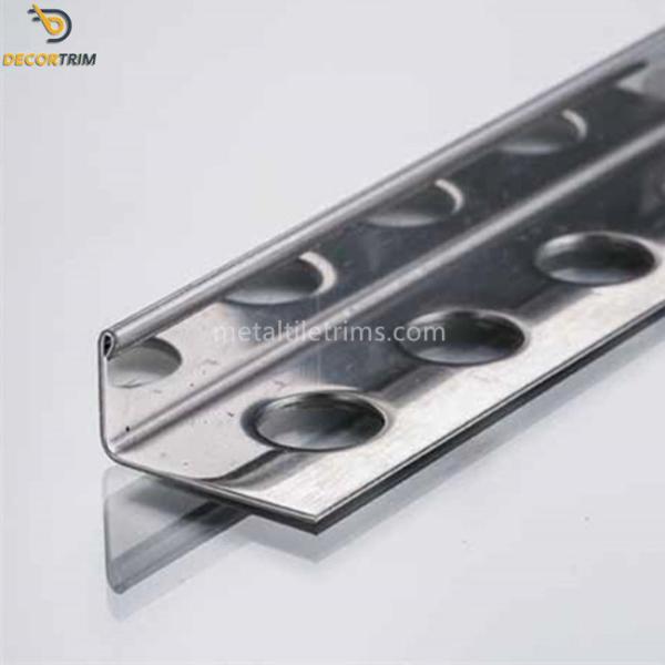 Mirror Stainless Steel Tile Edging Strip L Shape SS201 SS304 Material