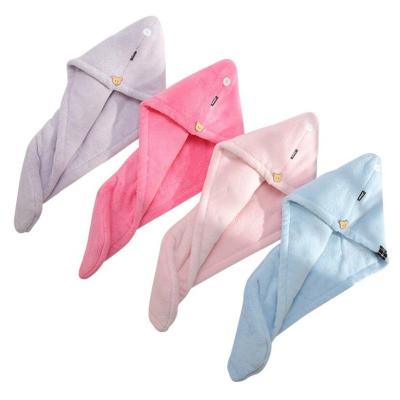 25x65cm en microfibre, enveloppement de serviette pour cheveux, antibactérien, lavable, étanche aux trous