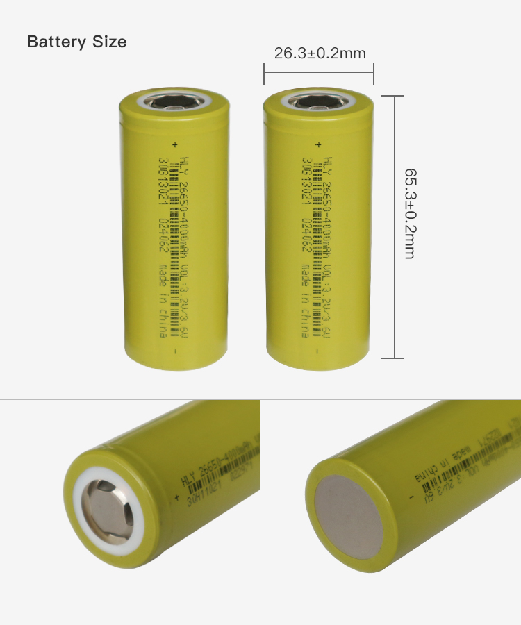 1500 раз батарея v 4000mah клетки литий-ионного аккумулятора 3,6 NCM 26650 для низкоскоростного автомобиля