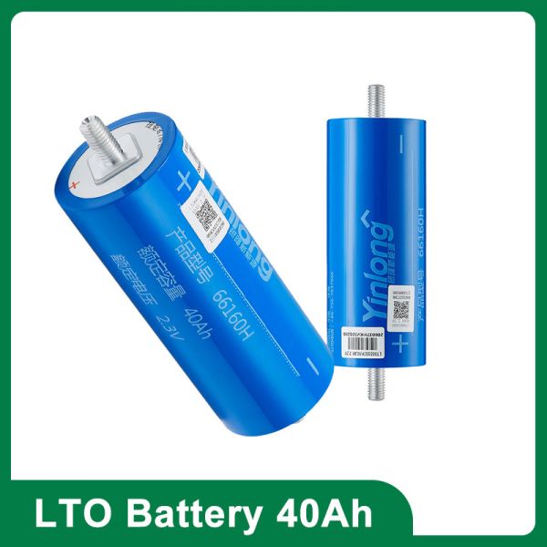6 Mins Fast Charging 40AH Lithium Titanate LTO Battery with 25000 Times Cycle Life Yinlong LTO Cells