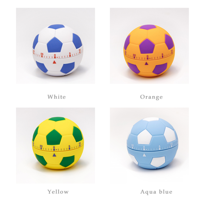 Football Countdown Cute Kitchen Timer 7x7 cm 73g mechanical design