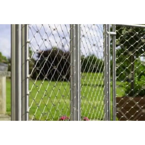 Stainless Steel 7*7 Wire Rope Mesh 316 For Birdcage Protection