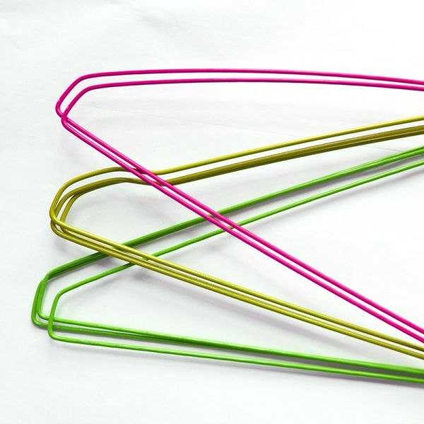 20.5cm Height Steel Coat Hangers Galvanized Wire Strong Construction Ideal for Garment Hanging Solutions