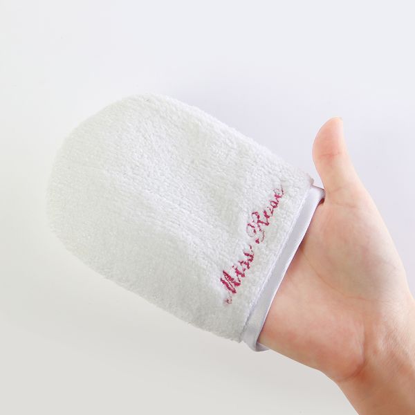 Microfiber Facial Wash Cleaning Makeup Removing Gloves  Makeup Remover Private Label