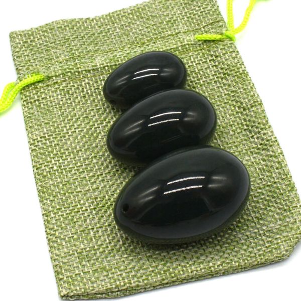 Polished Nephrite Jade Yoni Eggs The Perfect Addition to Your Yoni Practice at Natural Stone Prices