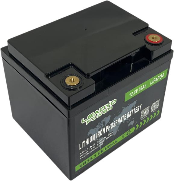 Rechargeable BMS Marine Boat  Lithium ion Battery 12v 50Ah LiFePO4 Deep Cycle Batteries