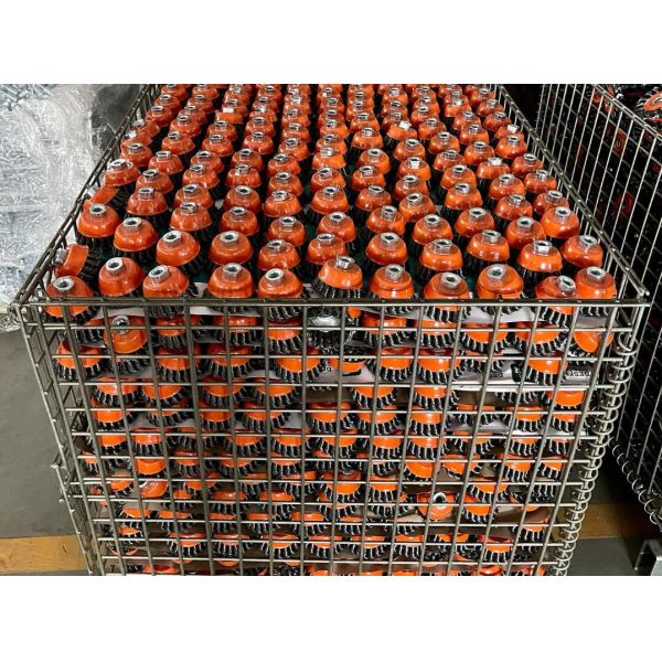 Removing Paint Steel 3 Inch Wire Cup Brush 0.5mm Carbon Steel Wire Material