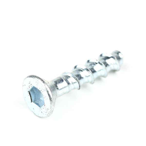 Углеродистая сталь белый цинк покрытый шестеренковой розеткой плоская голова самосверление каменное строительство бетонные винты M8 50 мм