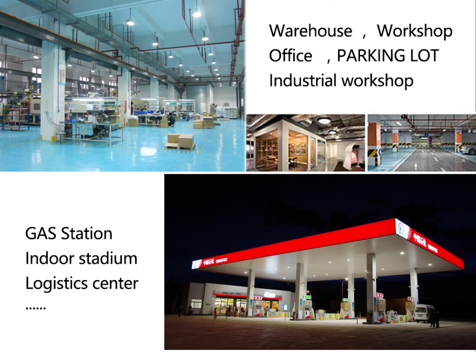 250W Industrial High Bay LED Lighting 3500k 265V AC LED Factory Hood Lamp