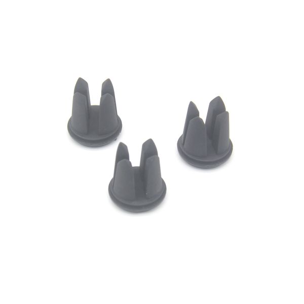 Silicone Overmolded Plastic Auto Parts with PU Coating