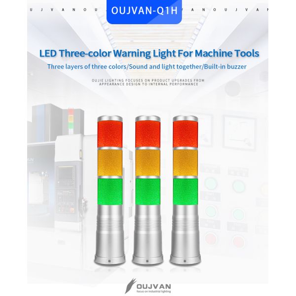 Feu de signalisation tour personnalisable Installation facile Voyants empilables à LED Indice de protection IP54
