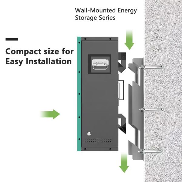 MPPT Lifepo4 Battery Pack 51.2V RS485 Industry Home Wall Battery Solar Energy Storage