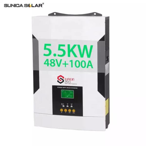 5.5kw Hybrid Solar Inverter Home UPS Solar Inverter With Mppt Charge Controller