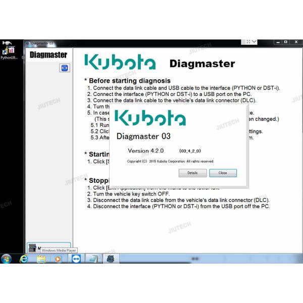 KUBOTA DIAGNOSTIC KIT для диагностики двигателя kubota kubota диагностический инструмент kubota diagmaster интерфейс kubota Python