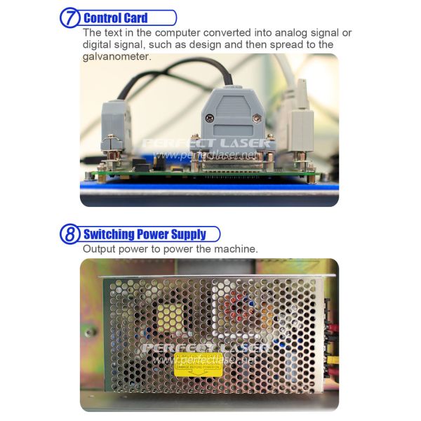 машина маркировки лазера волокна 0.95мДж 40 охлаженный воздух переключателя микрона 110×110мм пластиковый