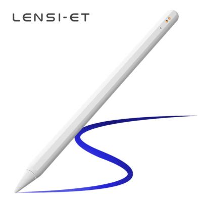 Caneta stylus gráfica branca caneta de desenho de alumínio para telefones ipad