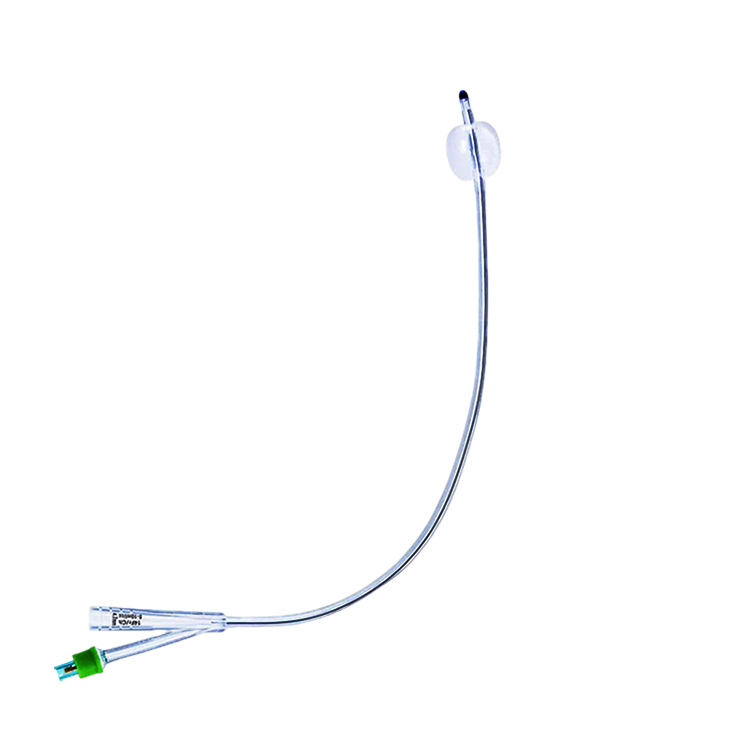 Силиконовый мочевой катетер Фолийский катетер Двусторонний поставщик катетера Фолийского катетера