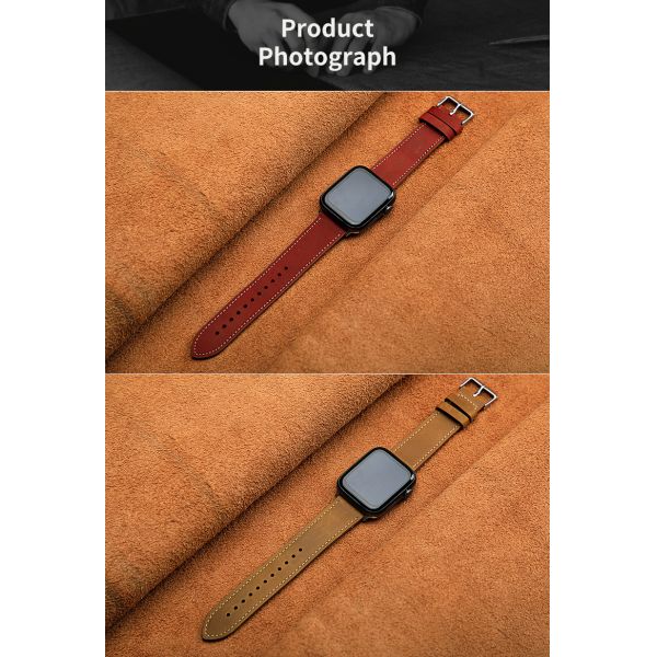 Apple Watch Leather Look Band Bracelet for 38mm 40mm 42mm 44mm Series 7 6 SE 5 4 3 2 1