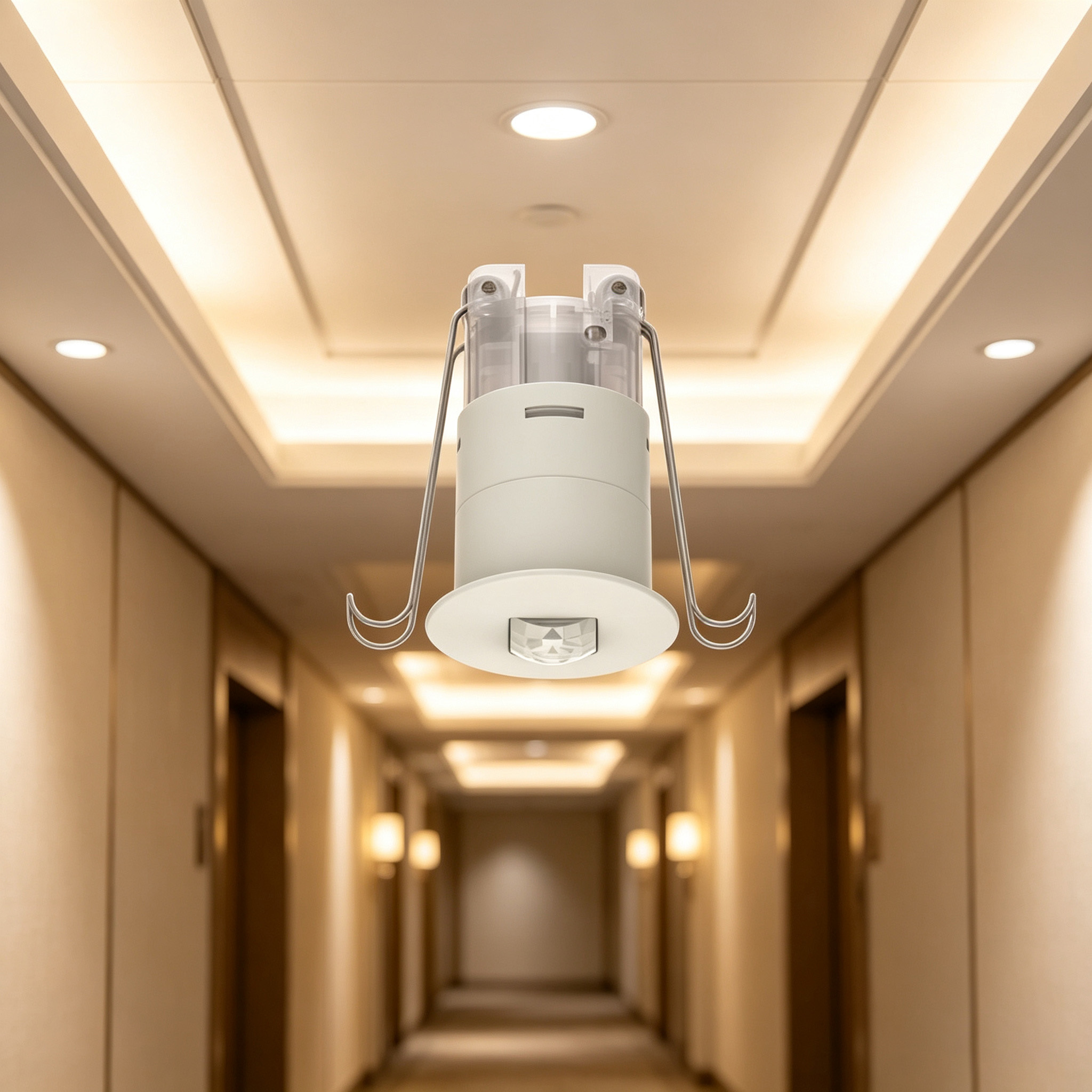 MTN6303-0019 Schneider SpaceLogic KNX Mini Presence Detector Flush-Mount 360-Degree PIR Lighting 