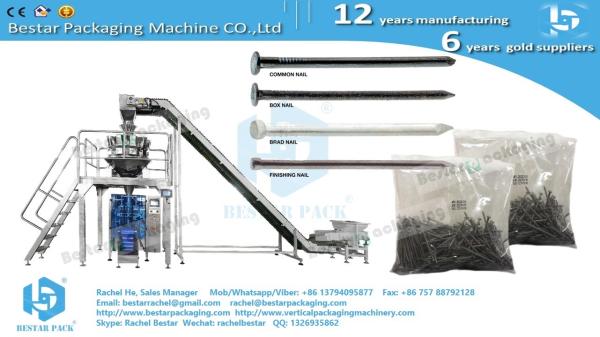 How to pack 2 kg bags of 100mm extra long iron nails BSTV-450AZ