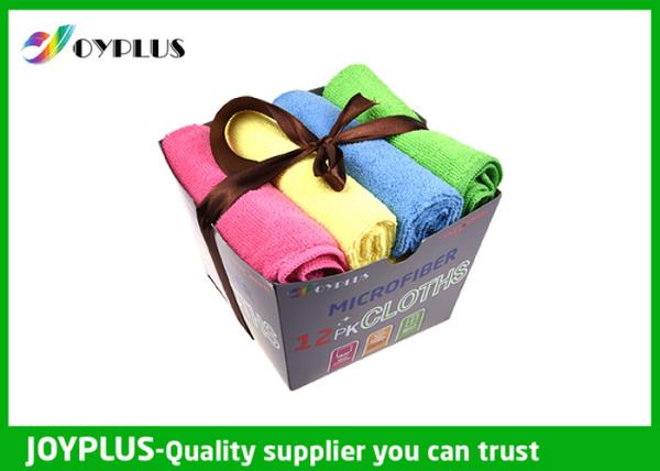 Quick Drying Microfiber Cleaning Cloth For All Purpose Cleaning OEM / ODM Acceptable