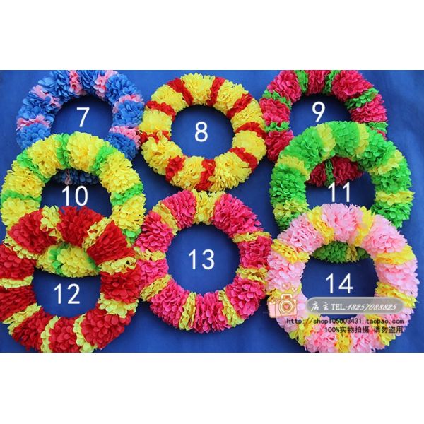 Hawaiian flower garland /Hawaiian Flower Lei/flower wreaths