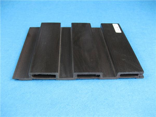 UV Protect PVC Extrusion Profiles / Dark Grey Wall Tiles For Boardwalk