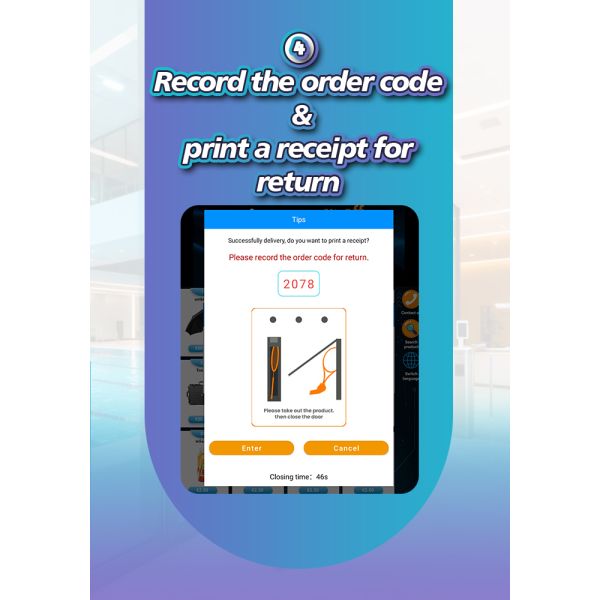 Smart Swimming Gear Locker Vending Machine for Pools & Aquatic Centers — Self-Service Rental & Retail for Goggles, Swim Caps