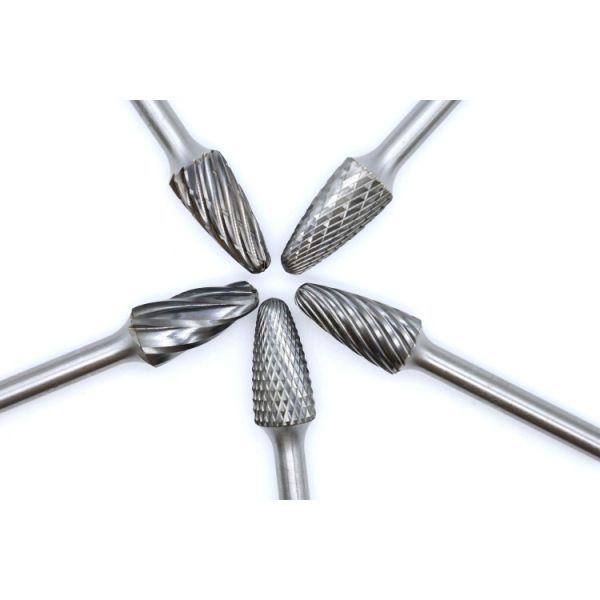 Steel Cut Burr Drill Bit SF-5M F12.72506 12.7mm Head Carbide Burr For General Processing