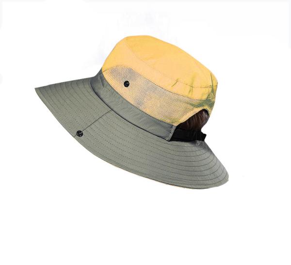 Breathable Mesh Outdoor Fisherman Hat Lightweight 54cm For Kids