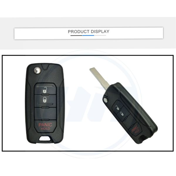 433/434Mhz MEGAMOS 48 AES Transponder FCC ID 2ADFTFI5AM433TX 2015-2018 Jeep Renegade