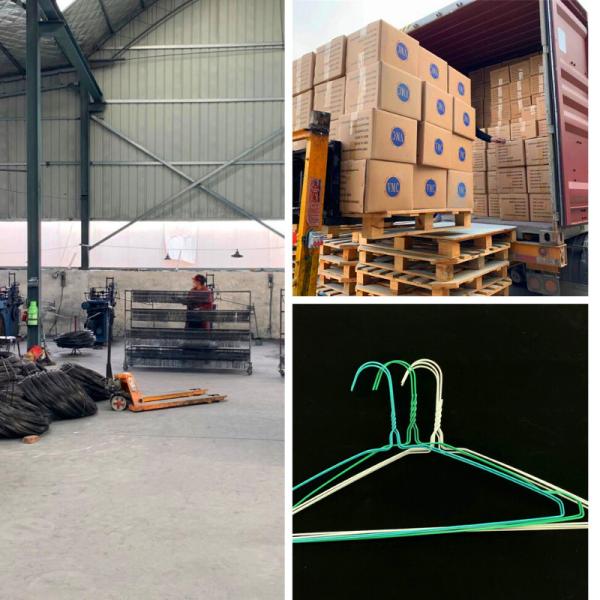 Disposable Modern Thin Clothes Hangers , Laundry Factory Coated Wire Hangers