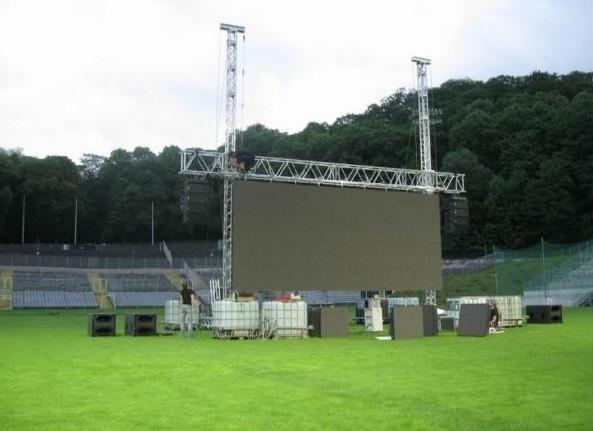 Programmable P6 LED Display Project , SMD 3535 RGB Advertising LED Wall Rental