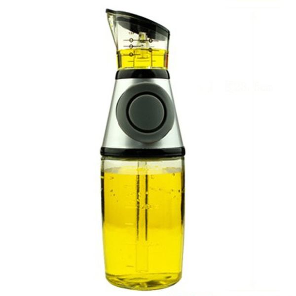 500ML Glass Press And Measure Olive Oil Dispenser Household Kitchen Tools