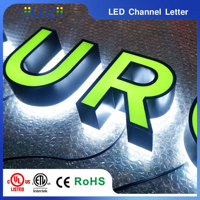 Custom Front and Backlit LED Channel Letters for Storefront Signage