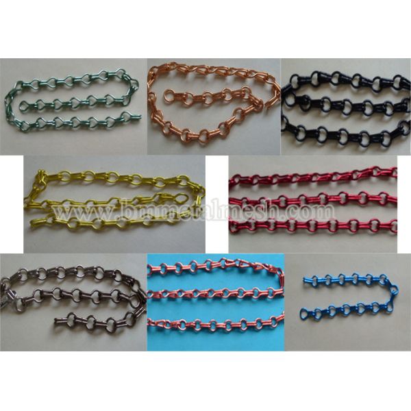 Decorative Double Hook Aluminum Chains/ Chain Fly Screen
