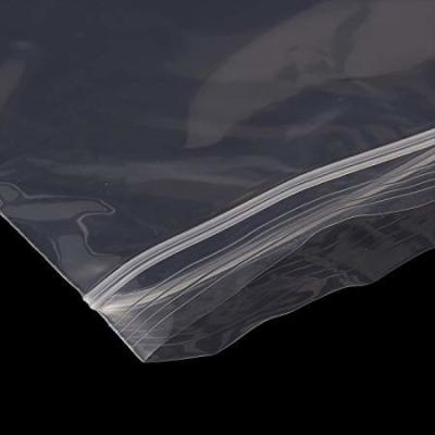 Sac de vêtements en plastique transparent de serrure de fermeture éclair/poly sacs de serrure de fermeture éclair/sac de tirette