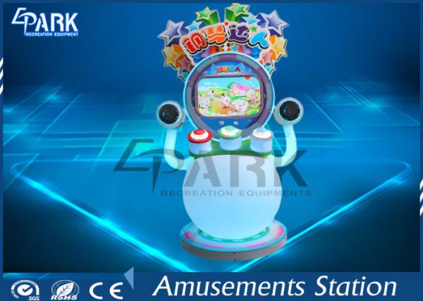 Piano Talent Music Kids Arcade Dance Machine With 22 Circular Screen 40 Songs