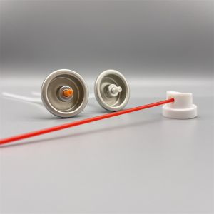 Válvula de pulverización de aerosoles para adhesivos de unión de madera