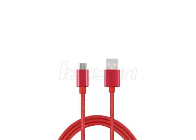 OEM/ODM de nylon do cabo de dados 5V de USB dos acessórios móveis micro 2A para Android