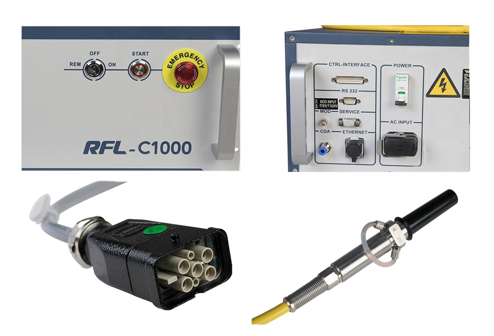 источник лазера Raycus волокна модуля 1000W 1KW одиночный RFL-C1000
