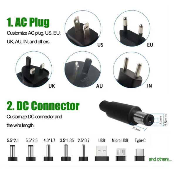 Зарядное устройство 25V 0.5A адаптер питания AC/DC трансформатор адаптер AC/DC 25V0.5A