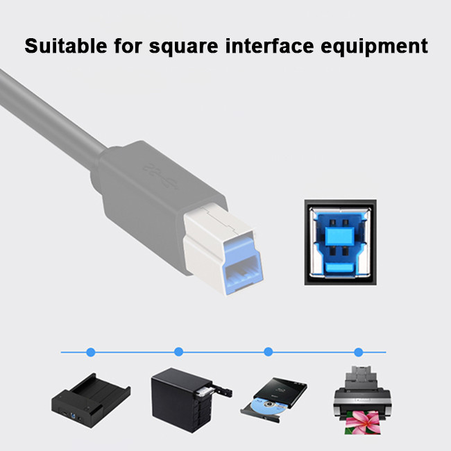Данные по принтера USB 3,0 привязывают 1,8 метра 28AWG 24AWG b