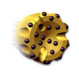 Low Air Pressure Drill Button Bit 125mm Diameter With Flat Face