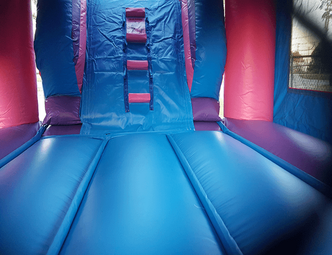 Princess Inflatable Bouncer Combo Jumping House With Slide Fire - Retardant