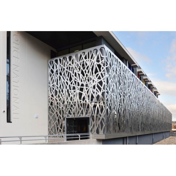 Artistic Aluminum Fence Privacy Slats Rustproof Aluminum Fencing Residential